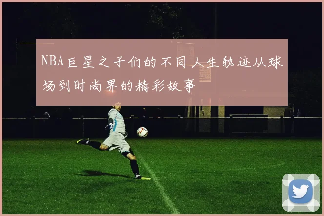 NBA巨星之子们的不同人生轨迹从球场到时尚界的精彩故事